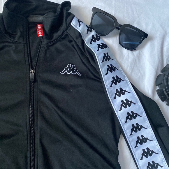 KAPPA black & white slim jacket - Picture 3 of 3